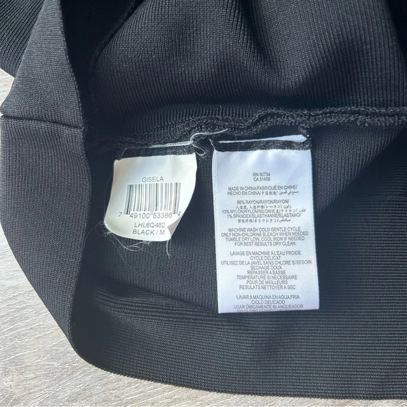 BCBGMAXAZRIA  Gisela Black Body-con Dress - Picture 10 of 15